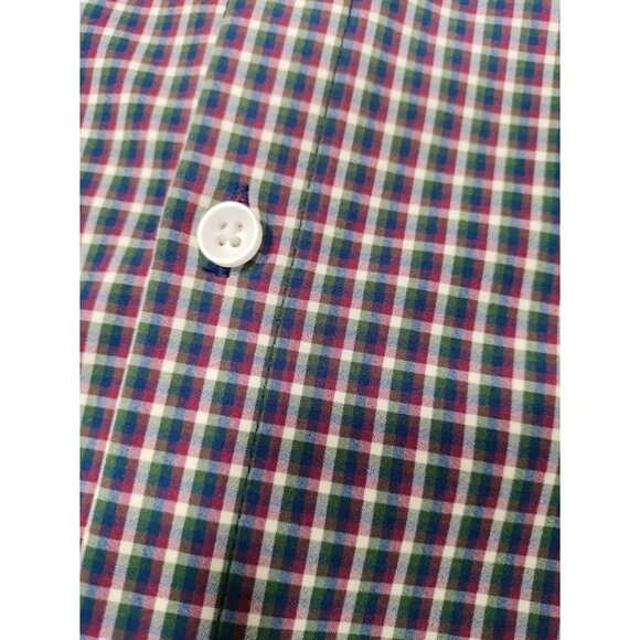 Mizzen + Main Trim Fit Plaid Long Sleeve Button-Up Shirt Multicolor Men's Large - Picture 4 of 8